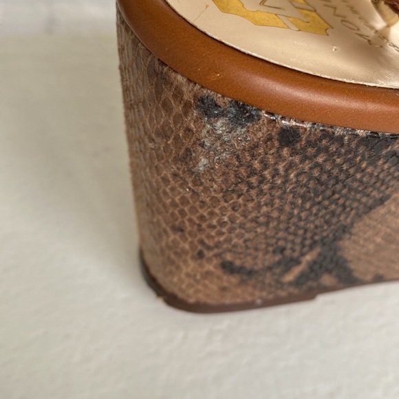 Monet Platform/Wedge Open Toe Shoes Size 7M - Picture 10 of 10